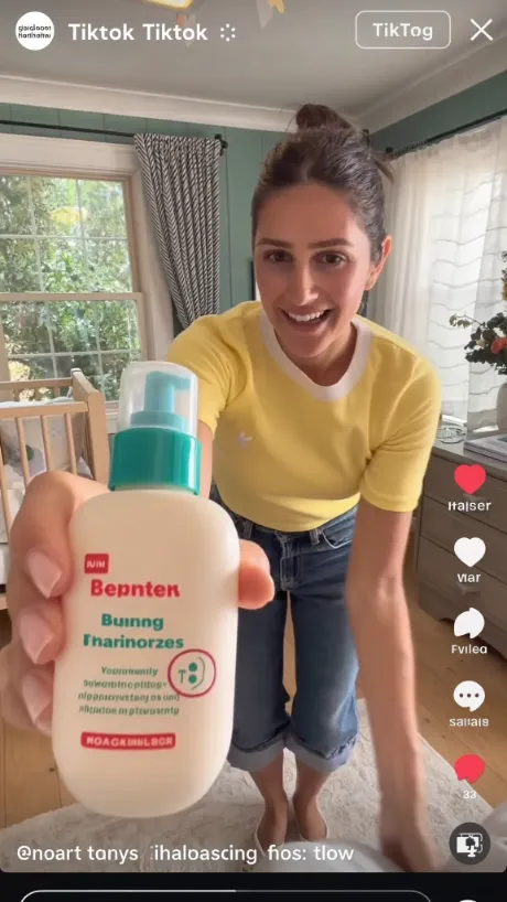 AI UGC ad for baby product